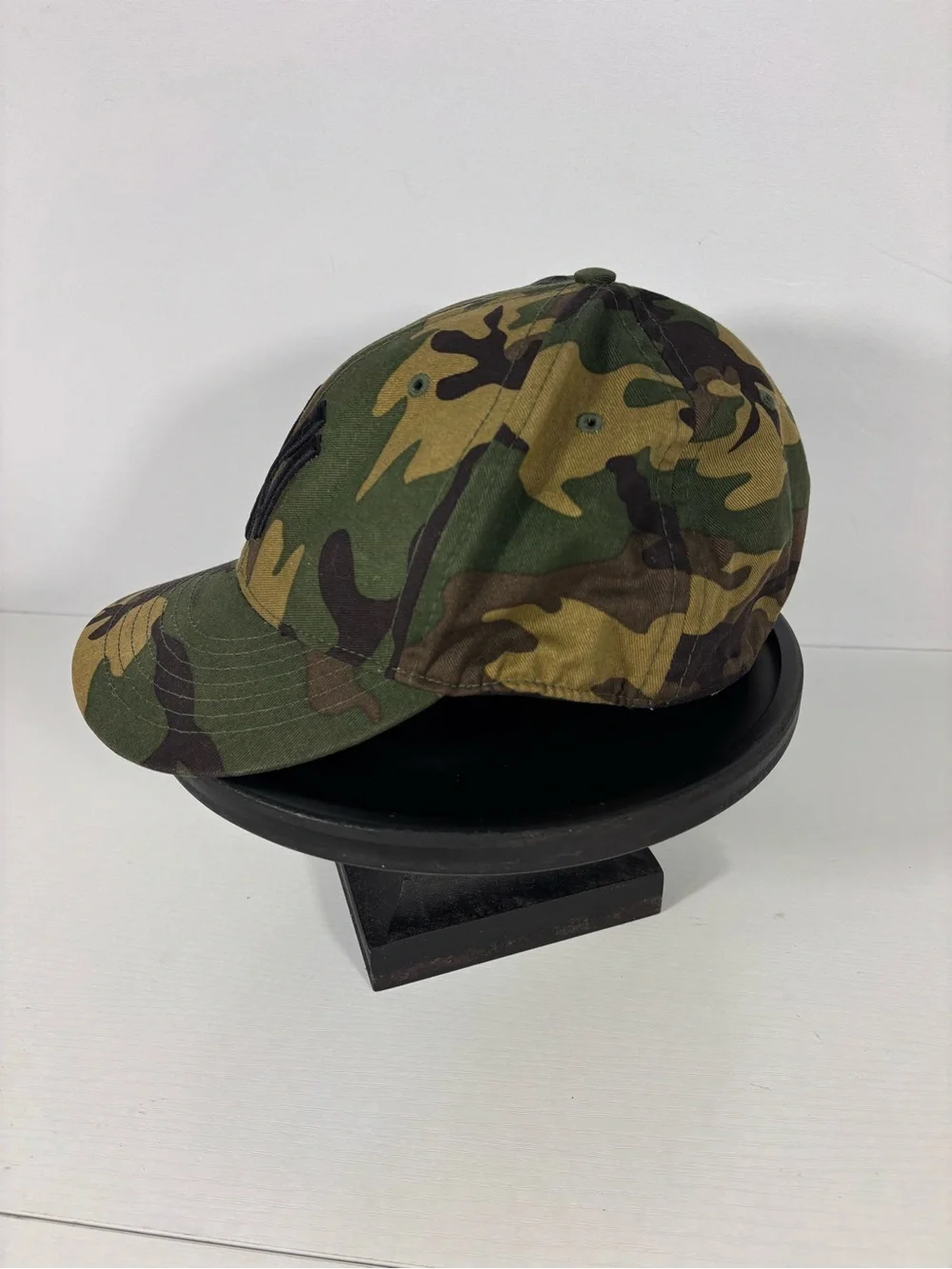 New York Yankees Cooperstown Collection Camo Fitted Hat 7 5/8 Twins MLB